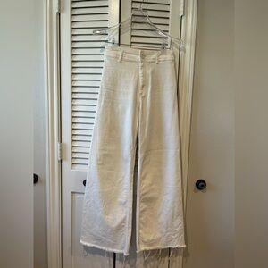 Zara Cream Flare Jeans